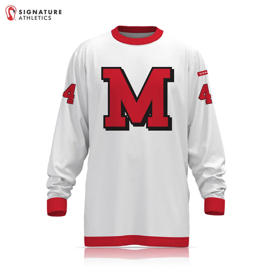 Melrose Youth Lacrosse Player Long Sleeve Shooting Shirt: 3rd-4th Grade Signature Lacrosse