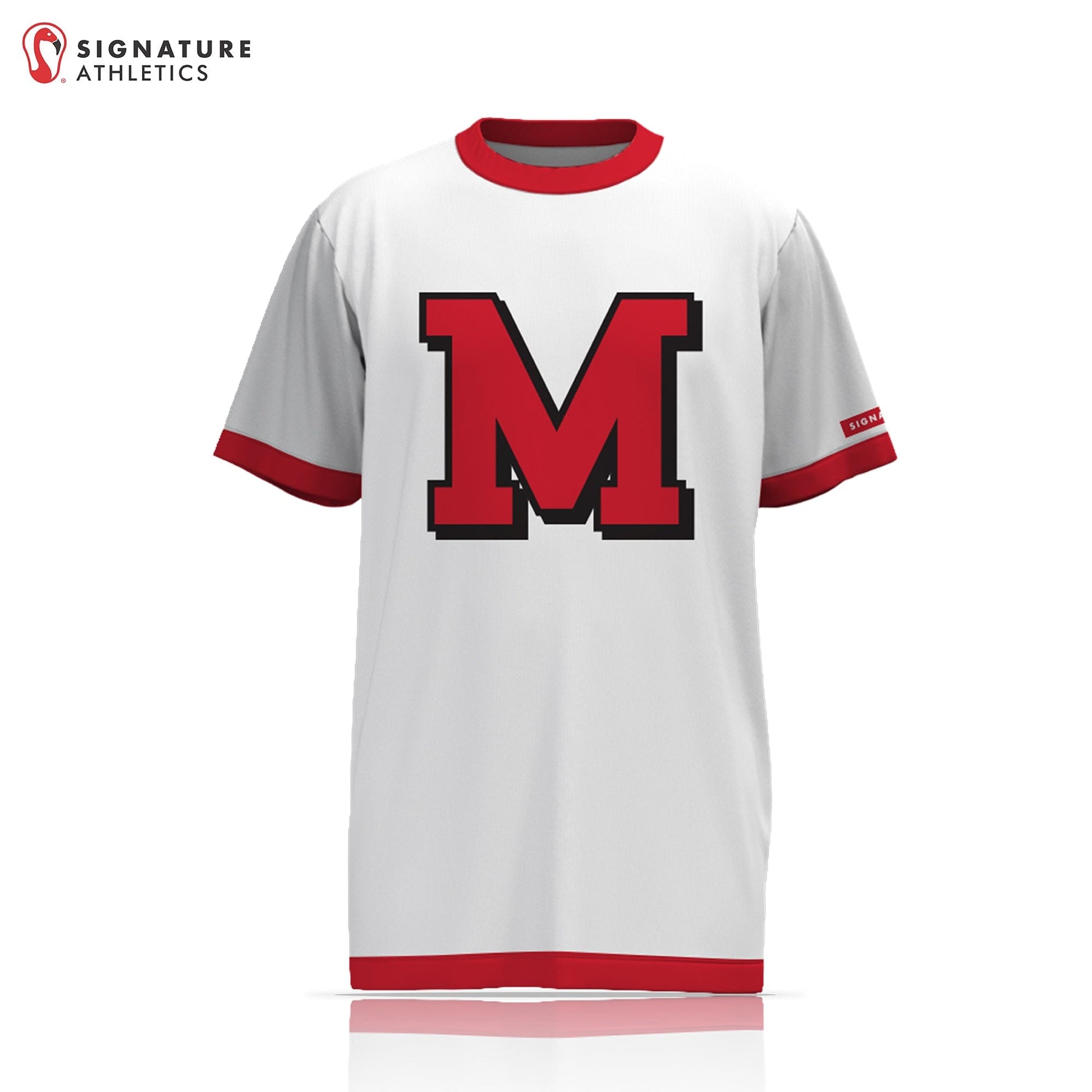 Melrose Youth Lacrosse Player Short Sleeve Shooting Shirt: 5th-6th Grade Signature Lacrosse