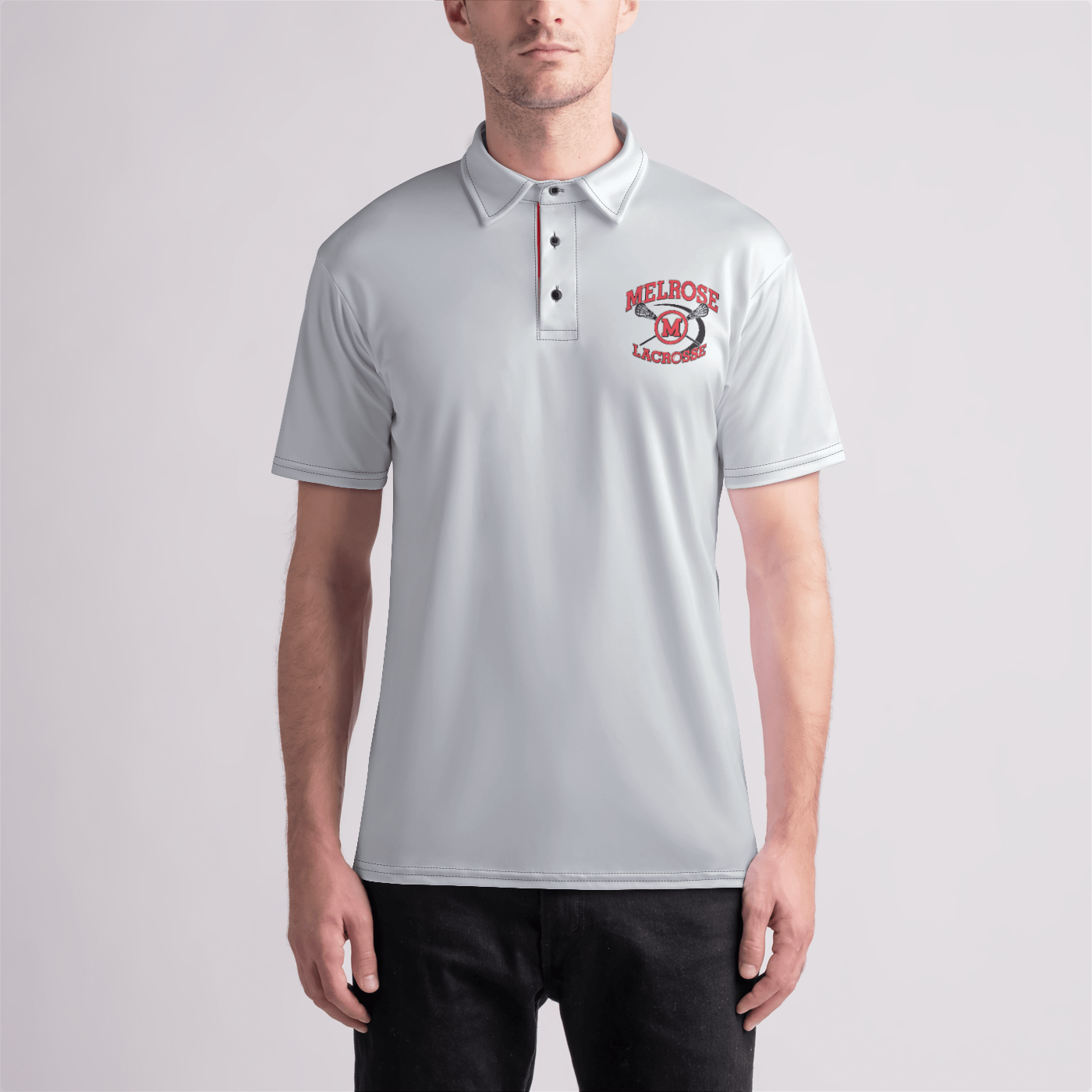 Melrose Youth LC Athletic Polo Signature Lacrosse