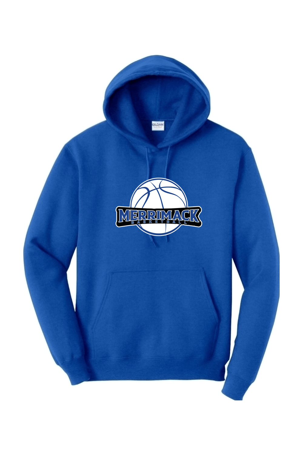 Merrimack Basketball Adult Heavyweight Hoodie Signature Lacrosse