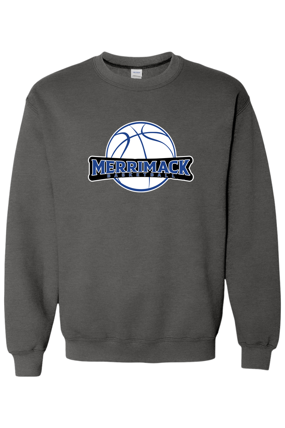 Merrimack Basketball Adult Heavyweight Sweatshirt Signature Lacrosse