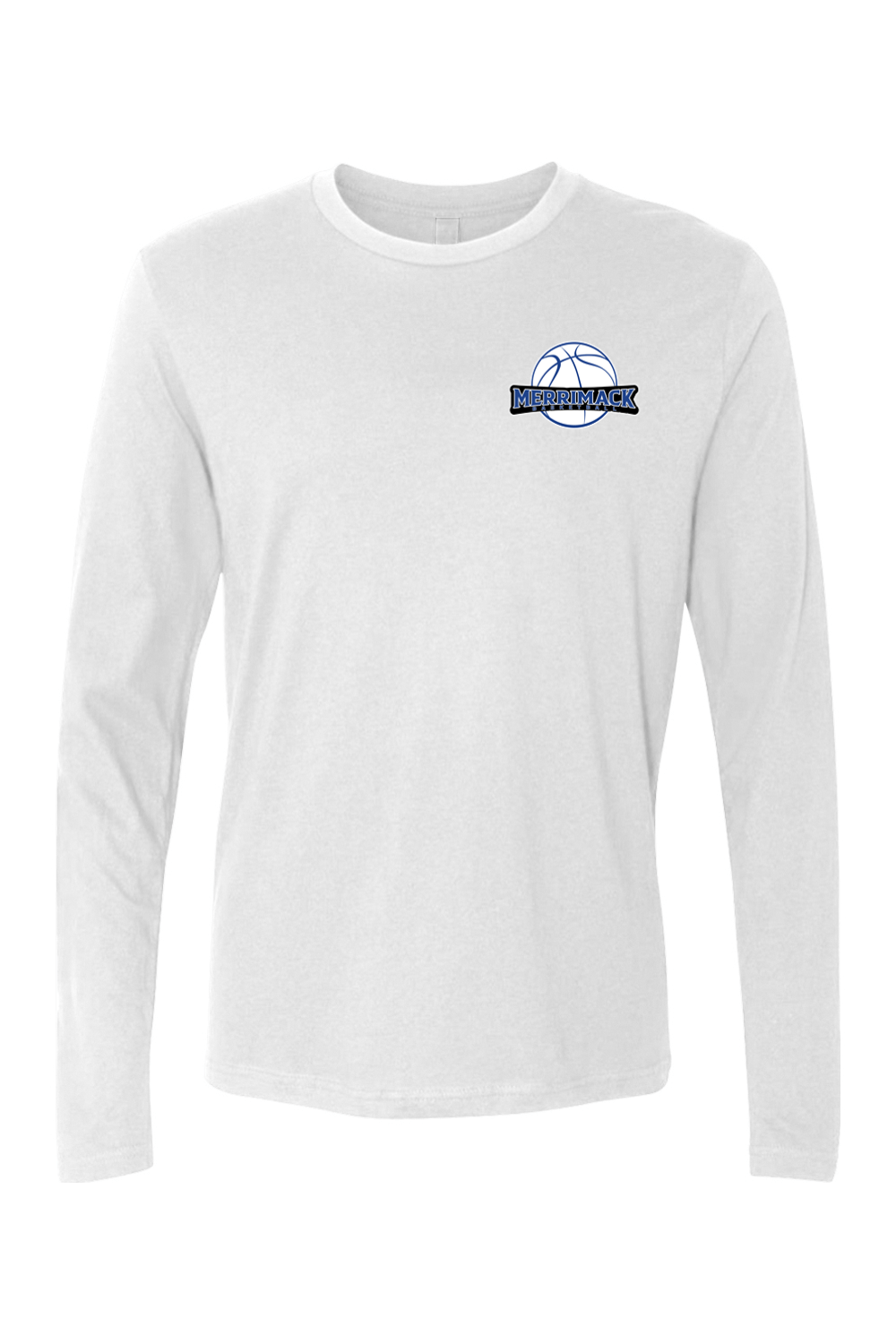 Merrimack Basketball Adult Long Sleeve T-Shirt Signature Lacrosse