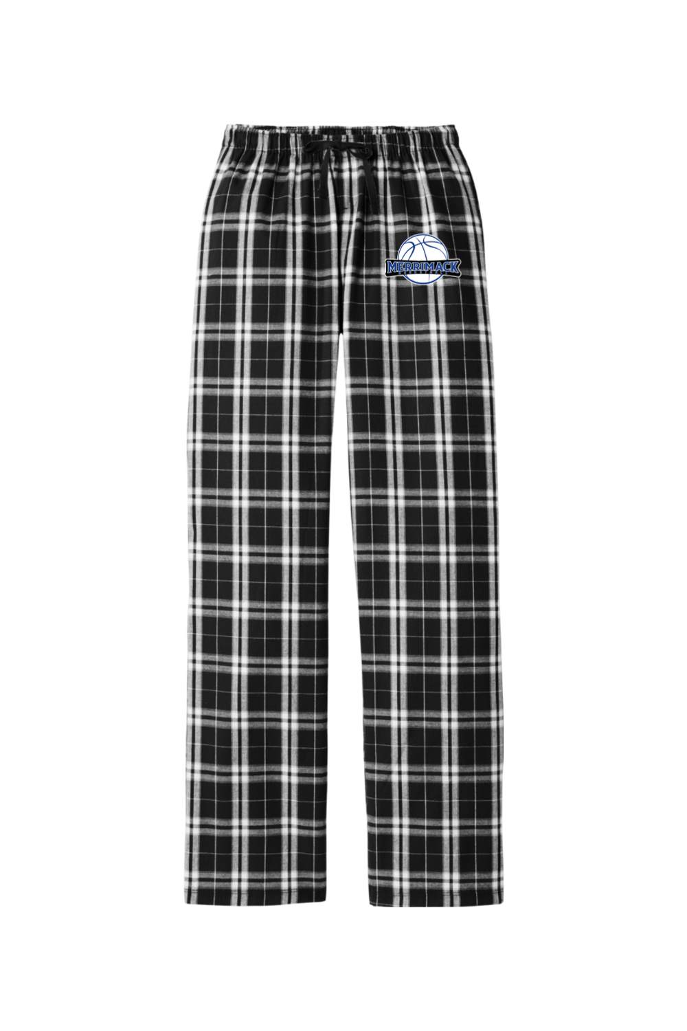 Merrimack Basketball Adult Women's Flannel Plaid Pants Signature Lacrosse