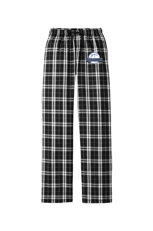 Merrimack Basketball Adult Women's Flannel Plaid Pants Signature Lacrosse
