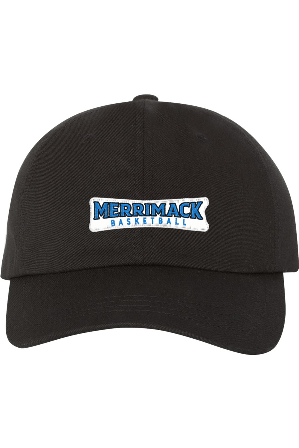 Merrimack Basketball Embroidered Dad Hat Signature Lacrosse