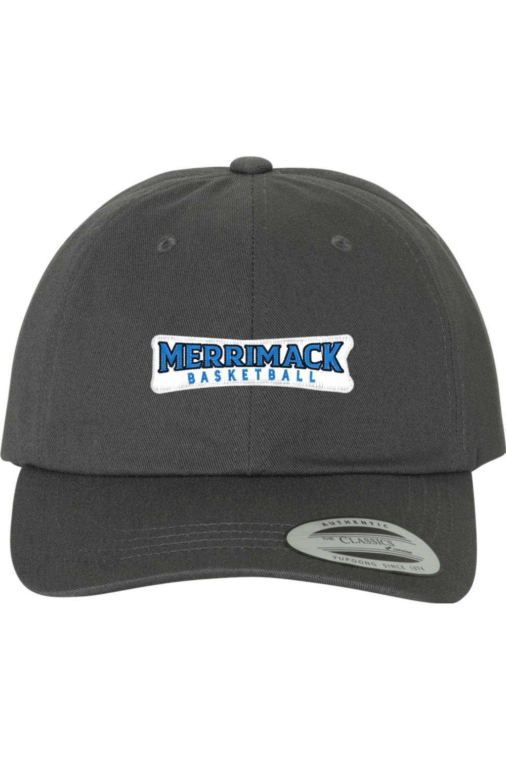 Merrimack Basketball Embroidered Dad Hat Signature Lacrosse