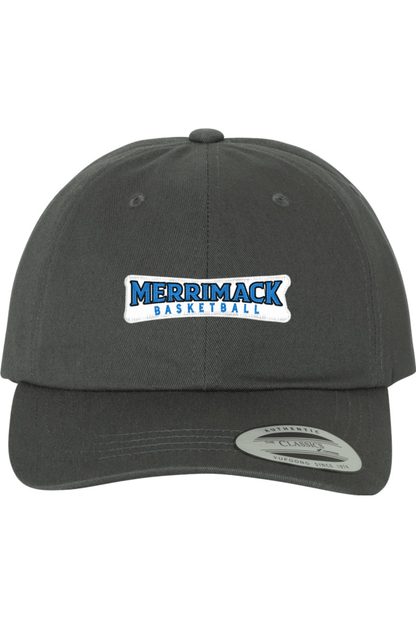 Merrimack Basketball Embroidered Dad Hat Signature Lacrosse