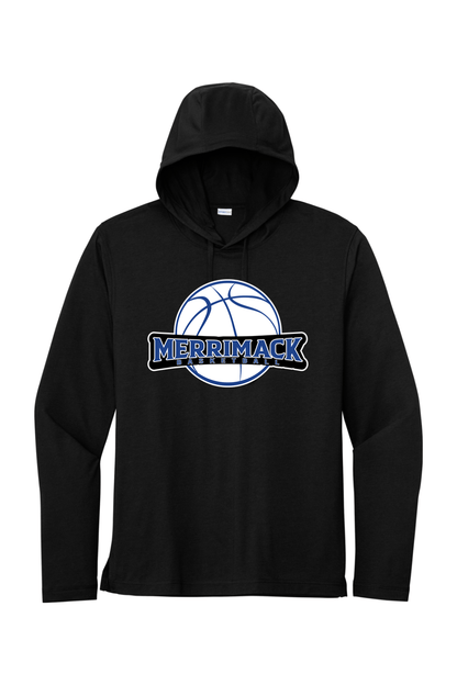 Merrimack Basketball Long Sleeve Hoodie Signature Lacrosse