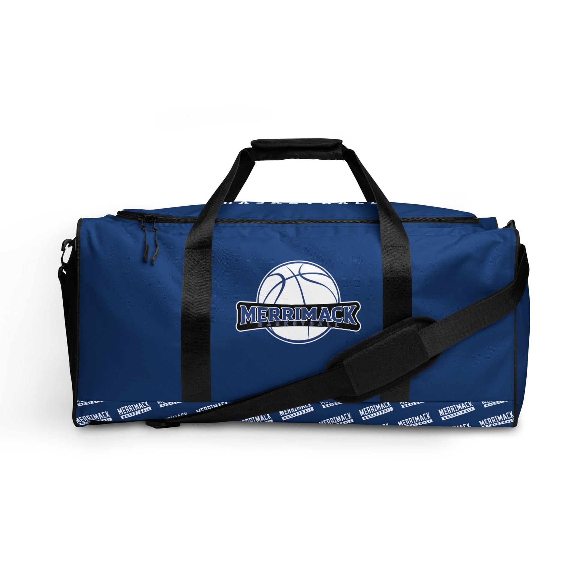 Merrimack Basketball Sideline Duffel Bag Signature Lacrosse