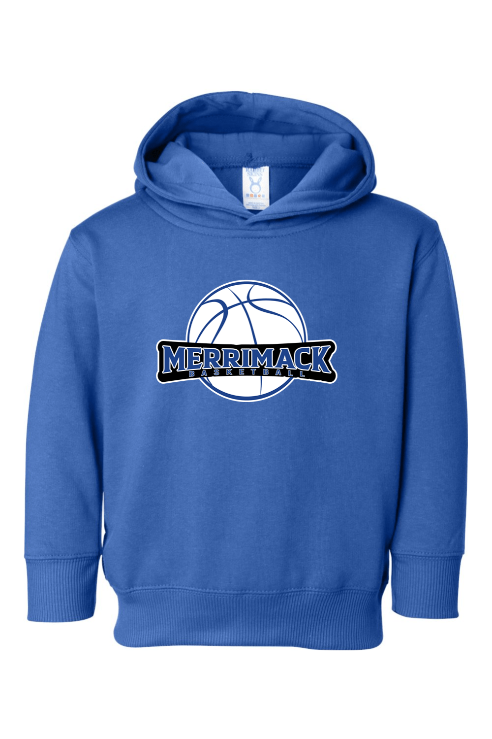 Merrimack Basketball Toddler Fleece Hoodie Signature Lacrosse