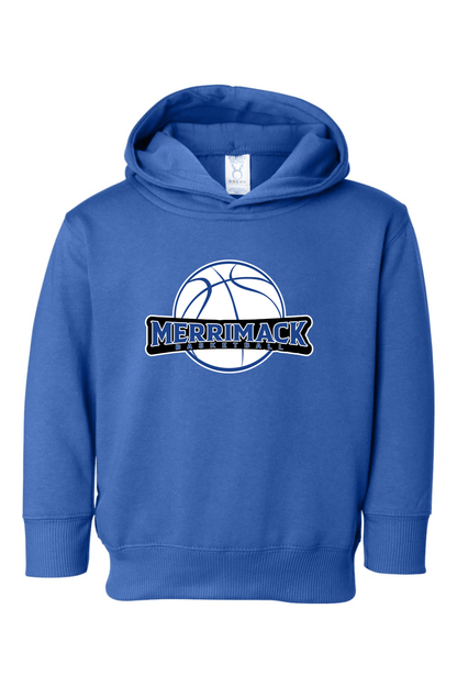 Merrimack Basketball Toddler Fleece Hoodie Signature Lacrosse