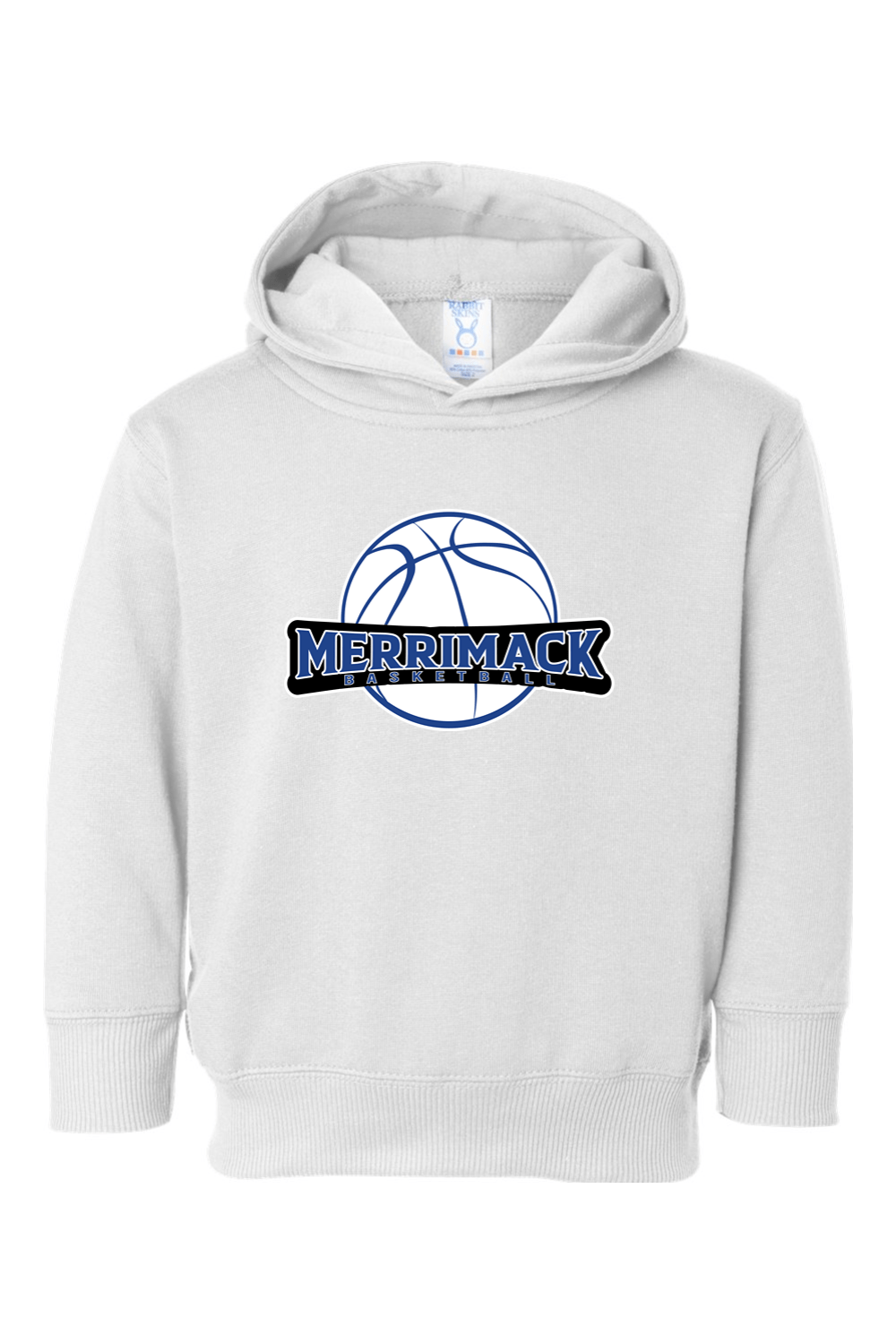 Merrimack Basketball Toddler Fleece Hoodie Signature Lacrosse
