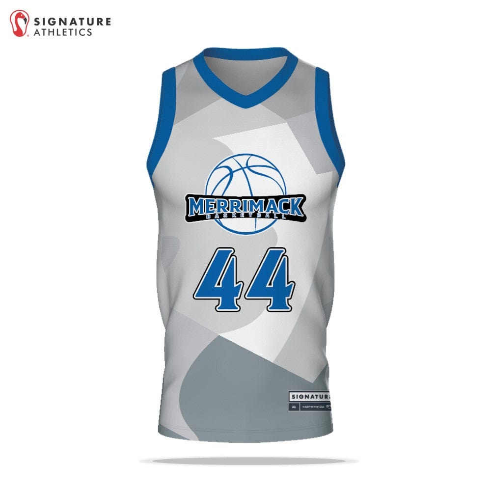 Merrimack REC Men's Reversible Basketball V-Neck Jersey Signature Lacrosse