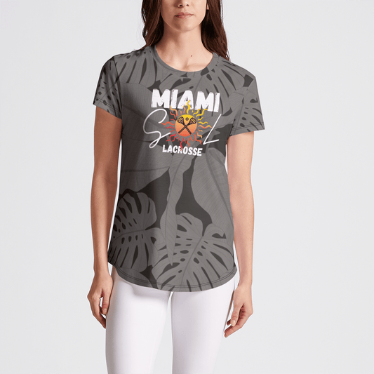 Miami SOL Lacrosse Athletic T-Shirt (Women's) Signature Lacrosse
