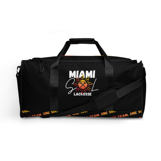 Miami SOL Lacrosse Sideline Duffle Bag Signature Lacrosse