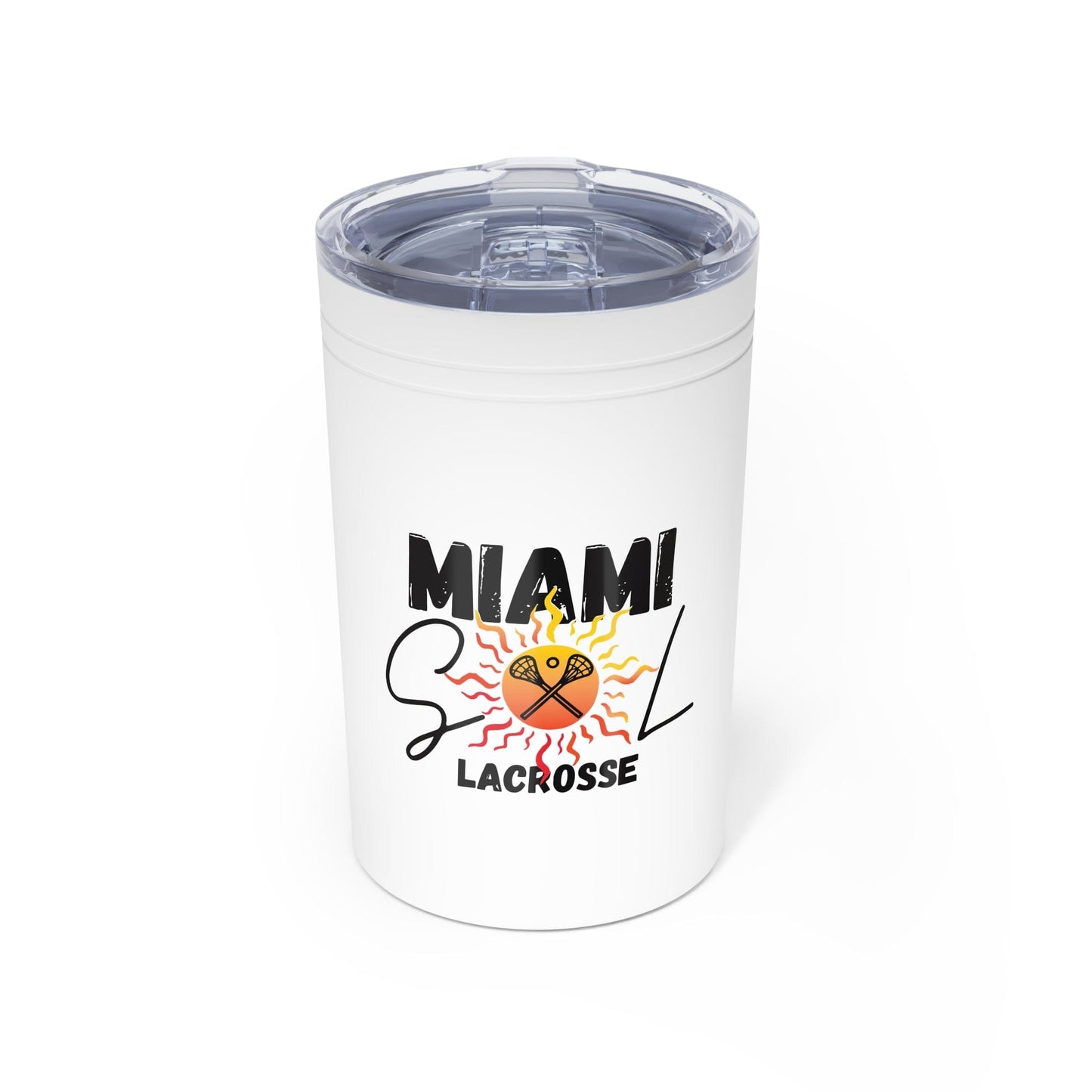 Miami SOL Lacrosse Vacuum Insulated Tumblr, 11 oz Signature Lacrosse