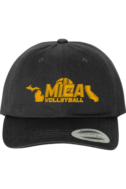 Mica Volleyball Embroidered Dad Hat Signature Lacrosse