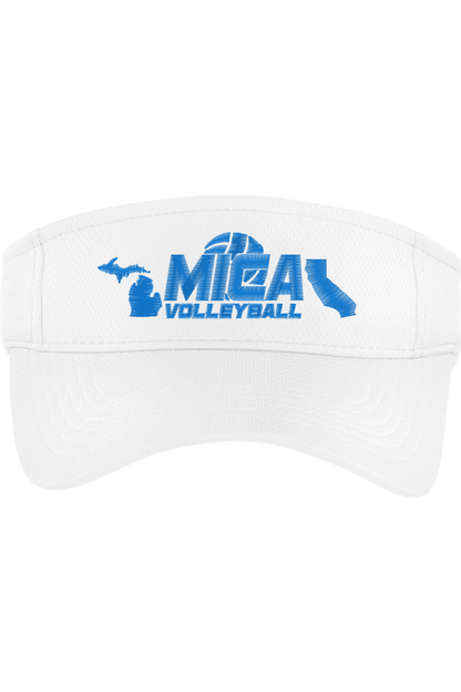 Mica Volleyball Embroidered Visor Signature Lacrosse