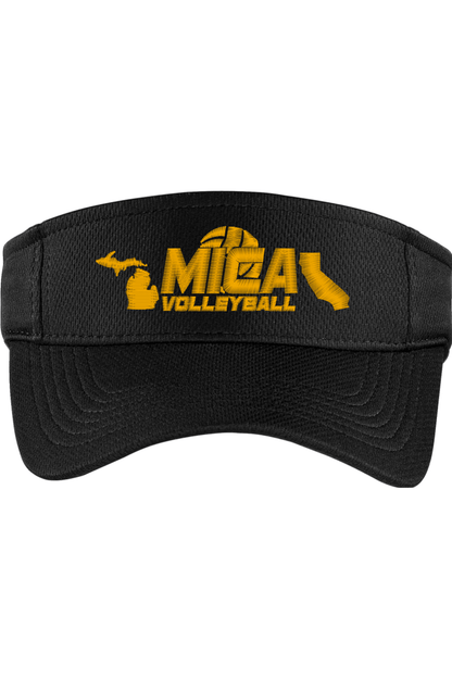 Mica Volleyball Embroidered Visor Signature Lacrosse