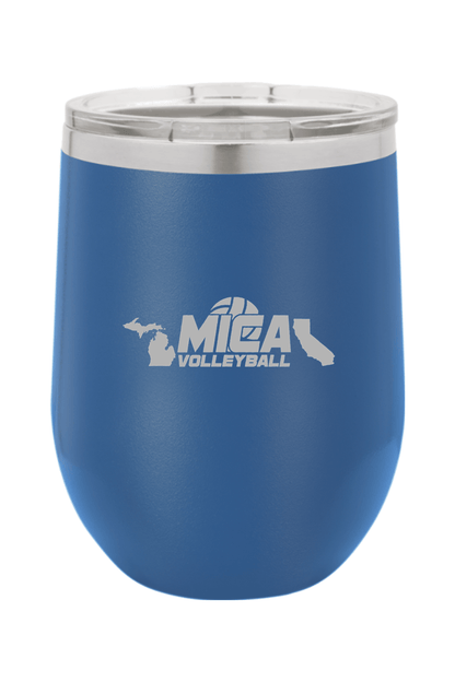 Mica Volleyball Insulated Wine Tumbler Signature Lacrosse