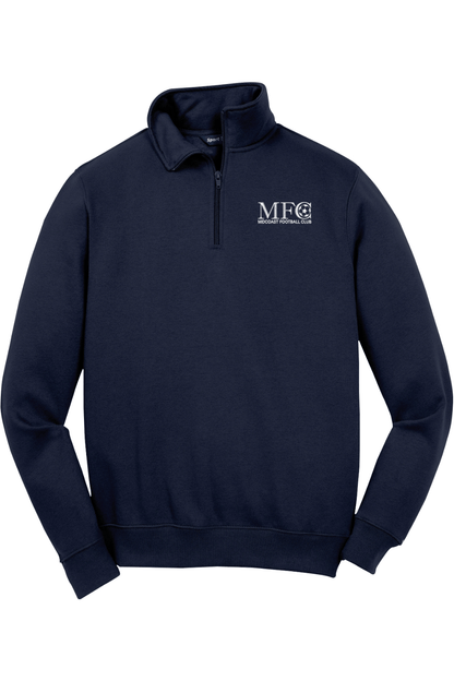 Midcoast FC Adult Embroidered Quarter-Zip Pullover Signature Lacrosse