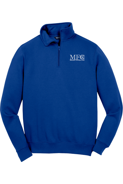 Midcoast FC Adult Embroidered Quarter-Zip Pullover Signature Lacrosse