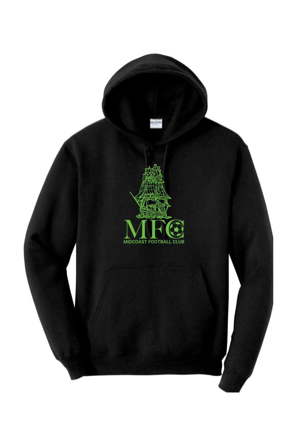 Midcoast FC Adult Heavyweight Hoodie Signature Lacrosse