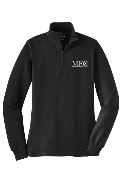 Midcoast FC Adult Women's Embroidered Quarter-Zip Pullover Signature Lacrosse