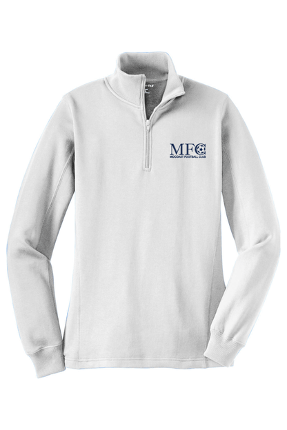 Midcoast FC Adult Women's Embroidered Quarter-Zip Pullover Signature Lacrosse