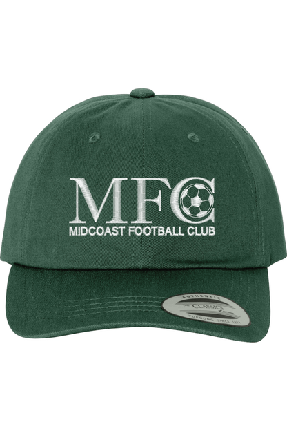 Midcoast FC Embroidered Dad Hat Signature Lacrosse
