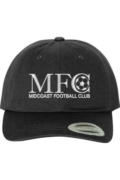 Midcoast FC Embroidered Dad Hat Signature Lacrosse