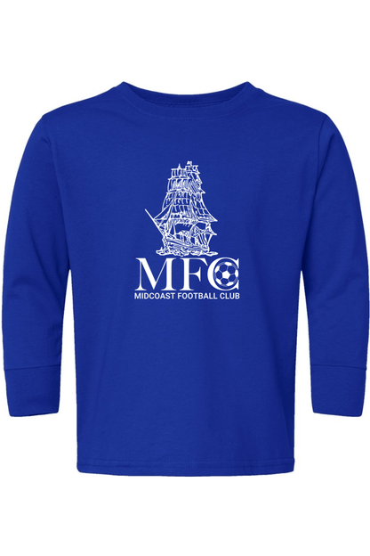 Midcoast FC Toddler Long Sleeve T-Shirt Signature Lacrosse