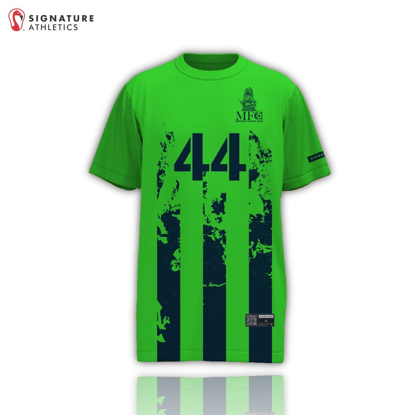 Midcoast FC Women's Short Sleeve Tech Tee Signature Lacrosse