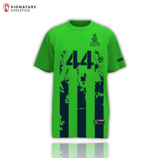 Midcoast FC Women's Short Sleeve Tech Tee: Midcoast FC Signature Lacrosse