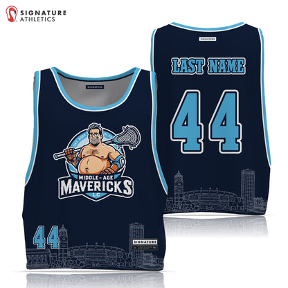 Middle Age Mavericks Men's 3 Piece Player Game Package Signature Lacrosse