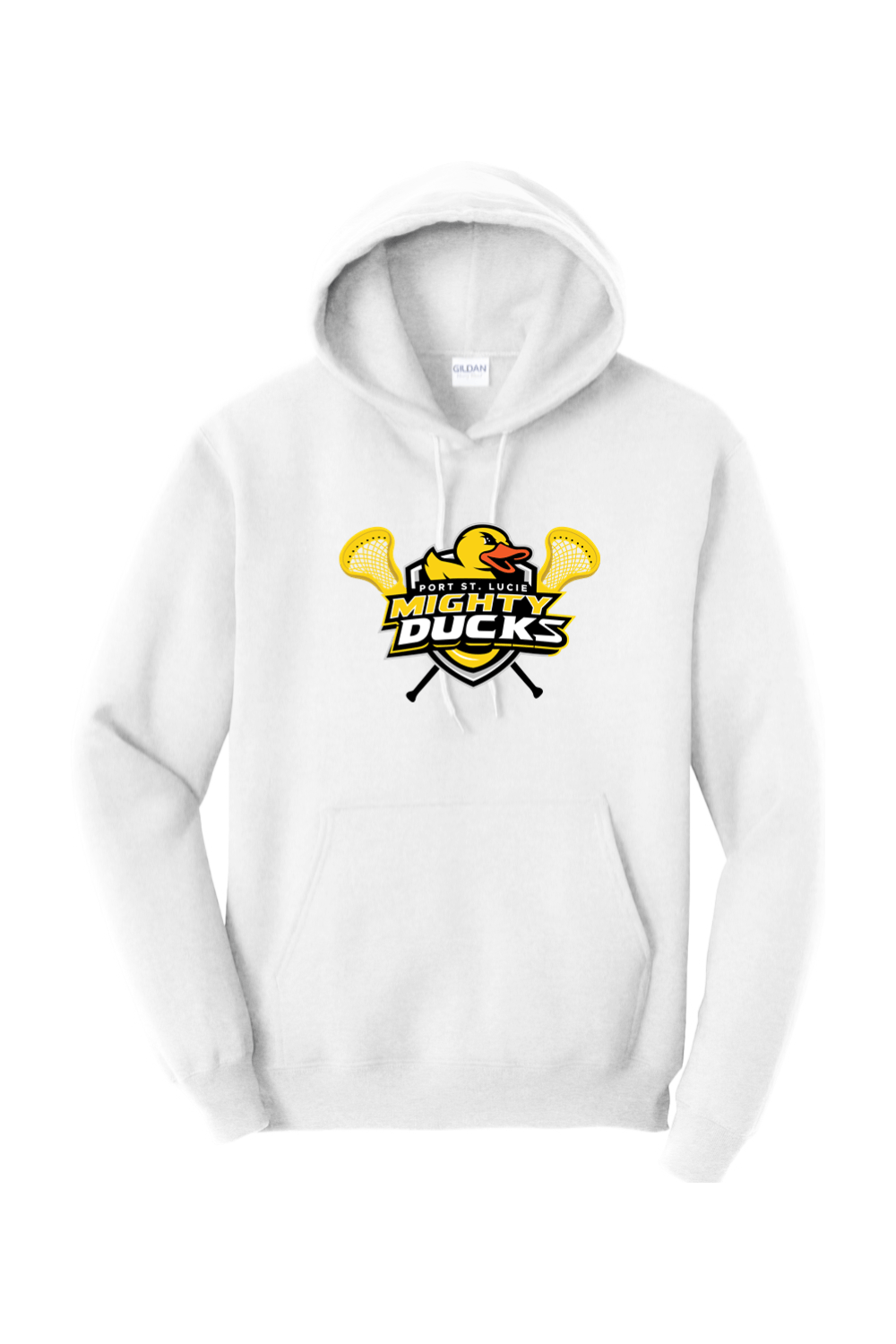 Mighty Ducks Lacrosse Adult Heavyweight Hoodie Signature Lacrosse