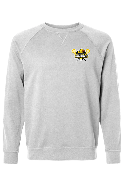 Mighty Ducks Lacrosse Adult Heavyweight Raglan Long Sleeve Signature Lacrosse