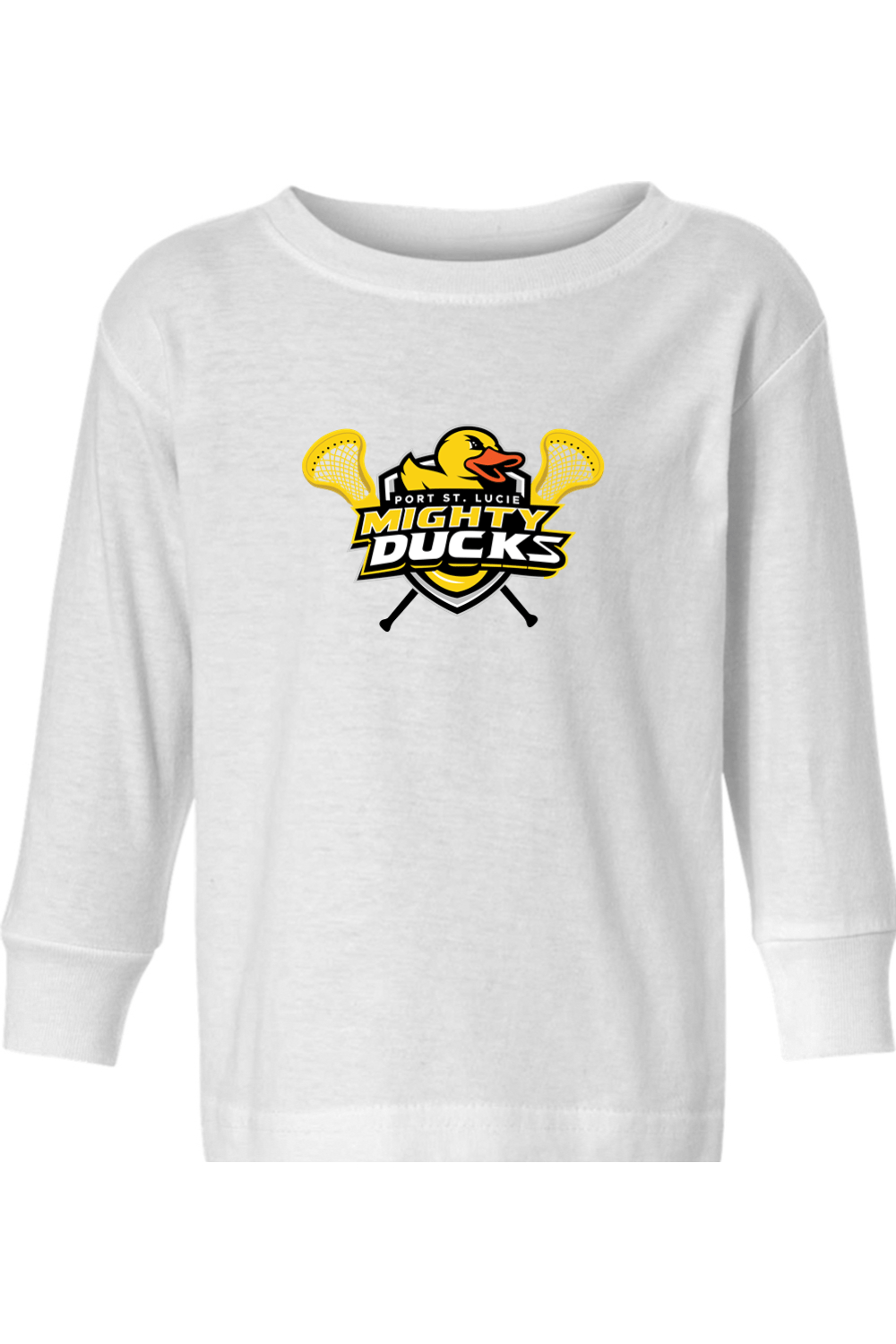 Mighty Ducks Lacrosse Toddler Long Sleeve T-Shirt Signature Lacrosse