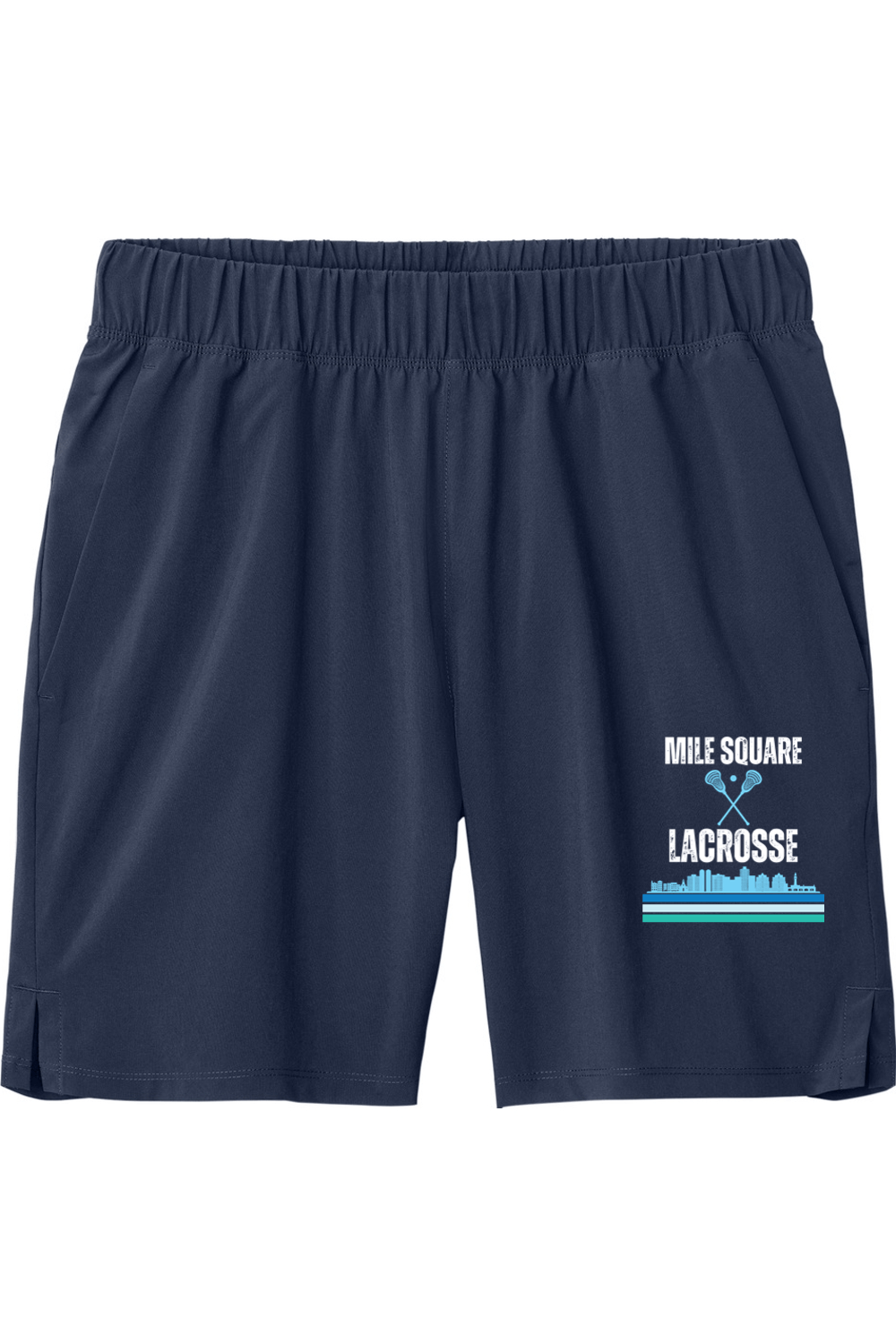 Mile Square Lacrosse Adult Athletic Men's Shorts Signature Lacrosse