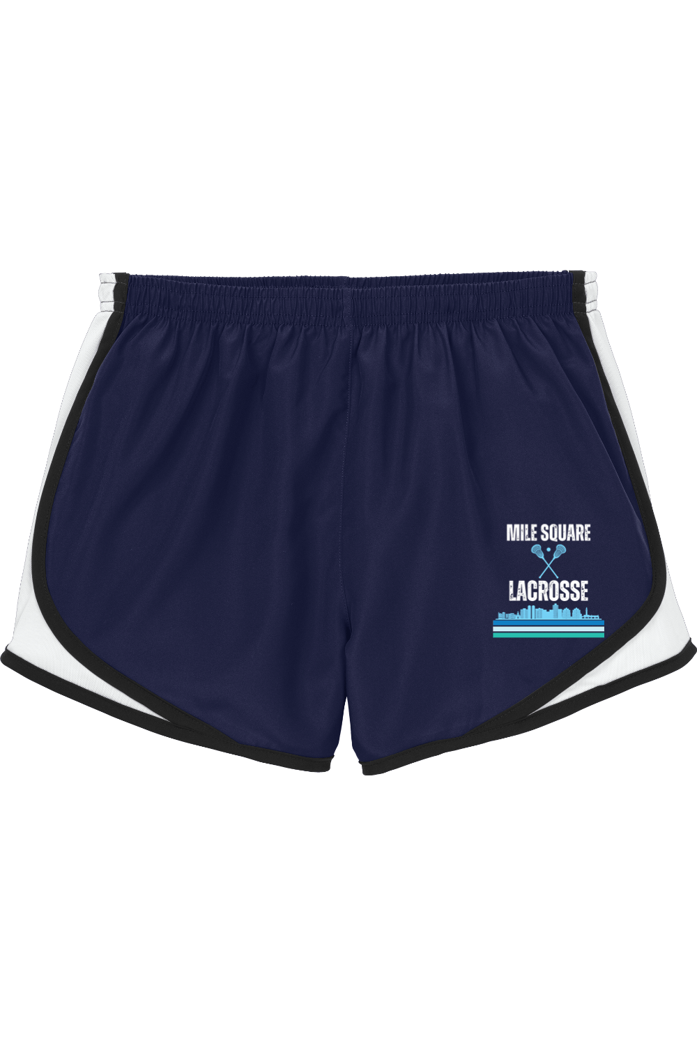 Mile Square Lacrosse Adult Athletic Women's Shorts Signature Lacrosse