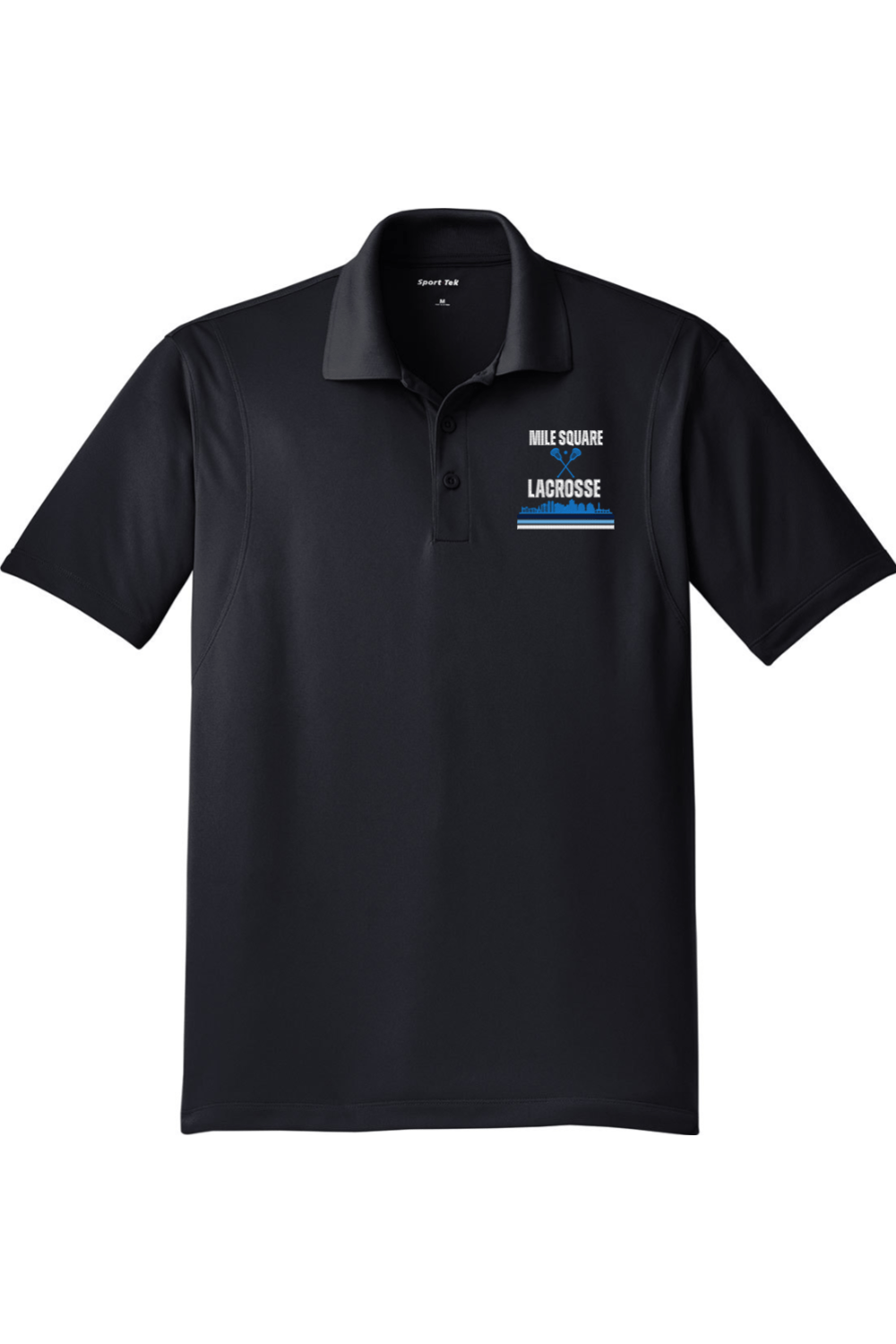 Mile Square Lacrosse Adult Embroidered Athletic Polo Signature Lacrosse