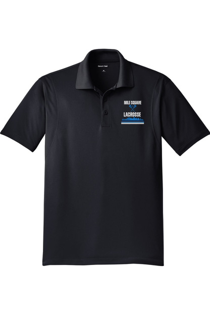 Mile Square Lacrosse Adult Embroidered Athletic Polo Signature Lacrosse