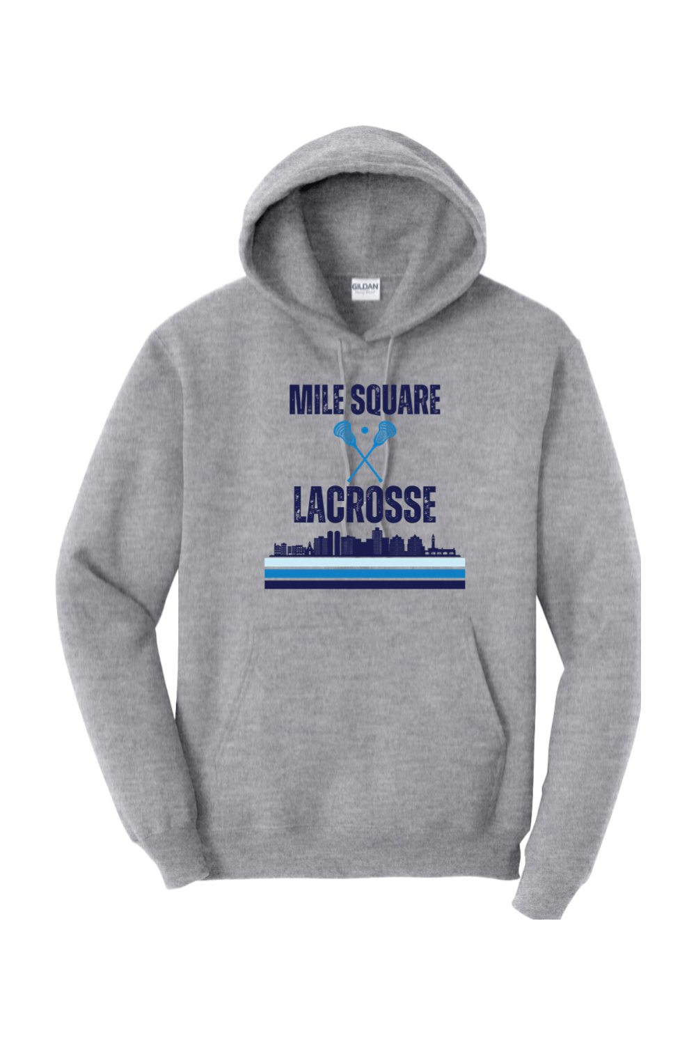 Mile Square Lacrosse Adult Heavyweight Hoodie Signature Lacrosse