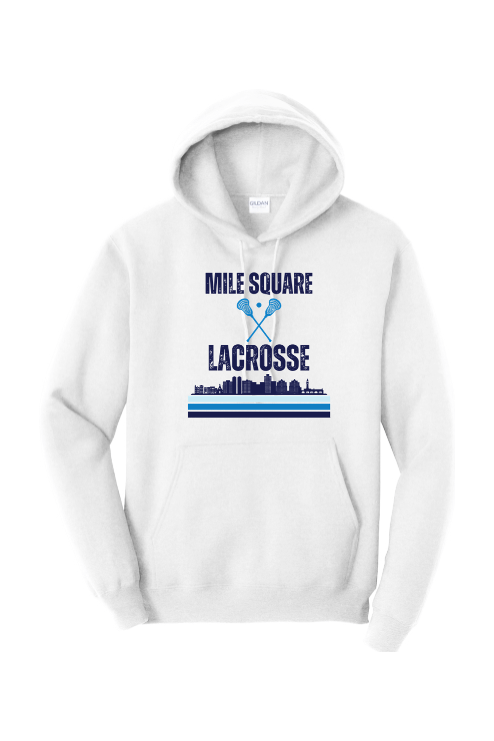 Mile Square Lacrosse Adult Heavyweight Hoodie Signature Lacrosse