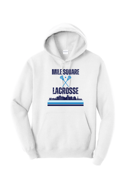Mile Square Lacrosse Adult Heavyweight Hoodie Signature Lacrosse