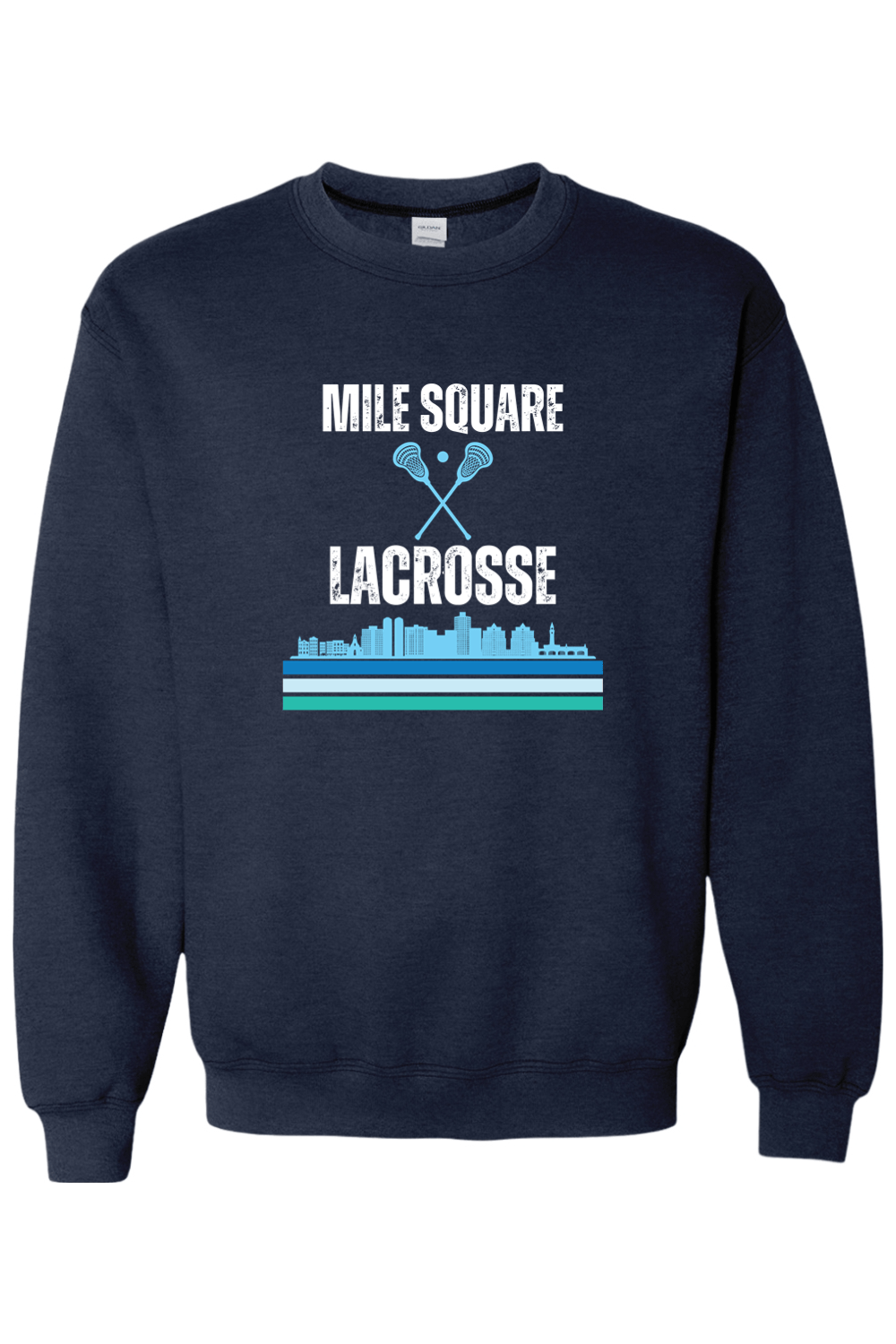 Mile Square Lacrosse Adult Heavyweight Sweatshirt Signature Lacrosse