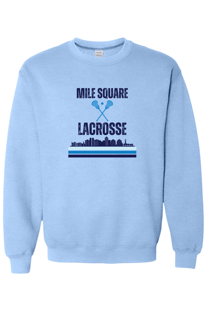 Mile Square Lacrosse Adult Heavyweight Sweatshirt Signature Lacrosse