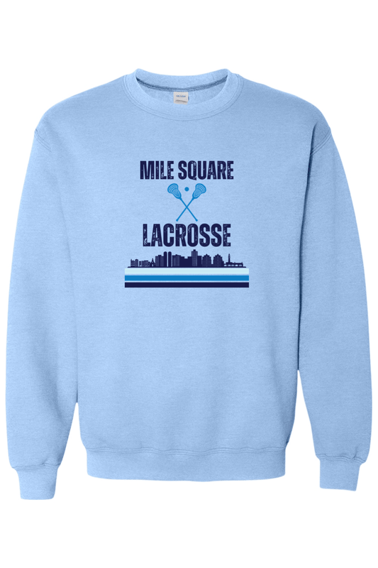 Mile Square Lacrosse Adult Heavyweight Sweatshirt Signature Lacrosse