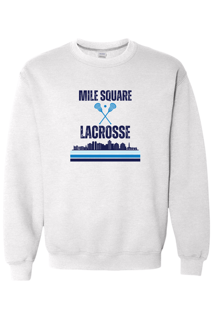 Mile Square Lacrosse Adult Heavyweight Sweatshirt Signature Lacrosse