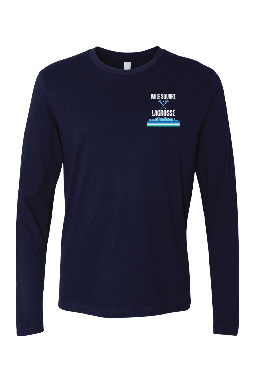 Mile Square Lacrosse Adult Long Sleeve T-Shirt Signature Lacrosse